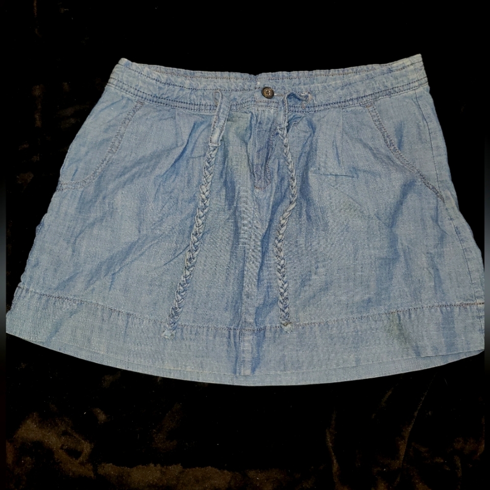 Old Navy Blue Denim Skirt